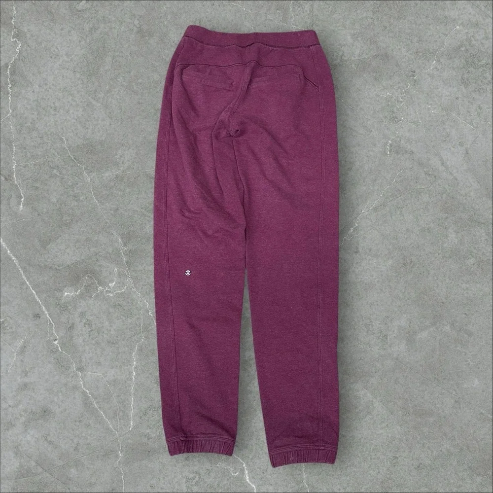 Lululemon Jogger Pants Womens Small Purple Elastic Cuffs Athletic Athleisure